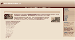 Desktop Screenshot of musikkordboken.no